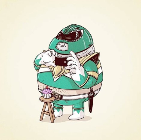 14-green-power-ranger-fat-chunky