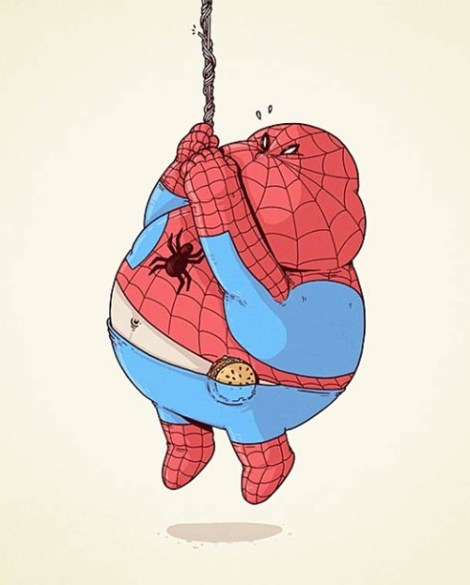 8-spiderman-superhero-fat-chunky
